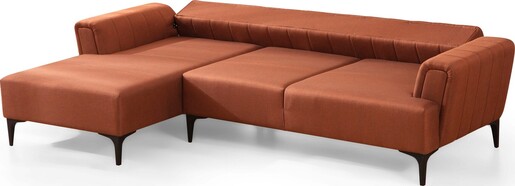 Kutna garnitura na razvlačenje Hamlet lijevi - Tile crvena