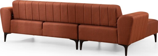 Kutna garnitura na razvlačenje Hamlet lijevi - Tile crvena