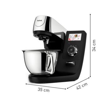 Tefal kuhinjski robot I-Coach Touch Black Silver QB951838