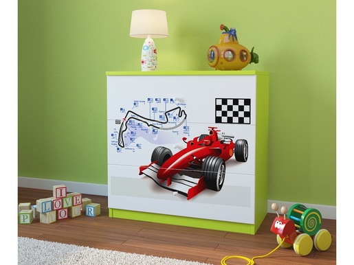 Dječja komoda - formula-Zelena