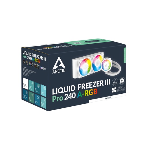Vodeno hlađenje Arctic Liquid Freezer III Pro 240 A-RGB White, 240mm, ACFRE00186A
