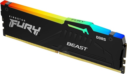 Memorija Kingston 16GB DDR5 6000MHz, FURY Beast, DIMM, KF560C30BBEA-16