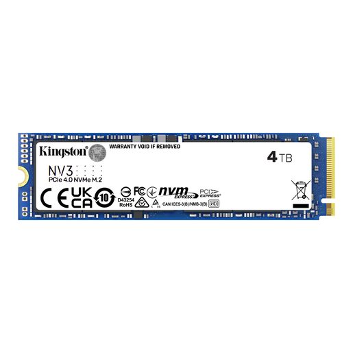 SSD 4TB Kingston NV3 M.2 PCIe 4.0 x4 (2280), SNV3S/4000G