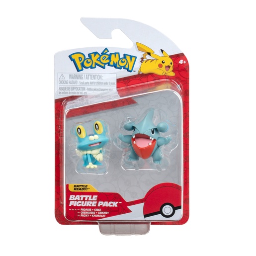 Pokemon Battle figure Gible i Froakie, 2 kom