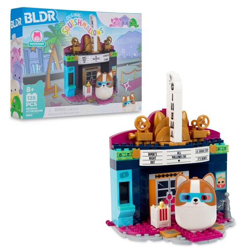 Squishmallows Building set Reginald at the Movies s figurom Reginald