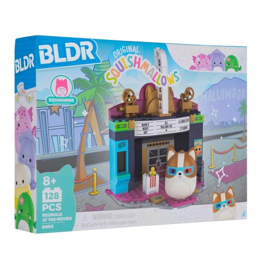 Squishmallows Building set Reginald at the Movies s figurom Reginald