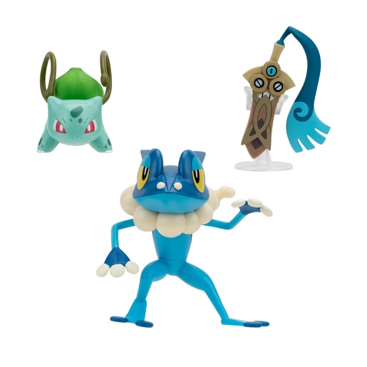Pokemon Battle figure Honedge, Bulbasaur i Frogedier, 3 kom