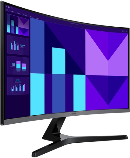 Samsung monitor Essential S39GD, LS27D390GAUXEN, 27" VA FHD, 100Hz, 4ms, HDMI, VGA, zakrivljen