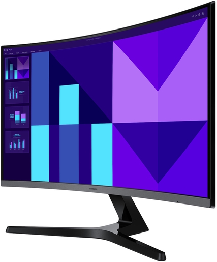 Samsung monitor Essential S39GD, LS27D390GAUXEN, 27" VA FHD, 100Hz, 4ms, HDMI, VGA, zakrivljen
