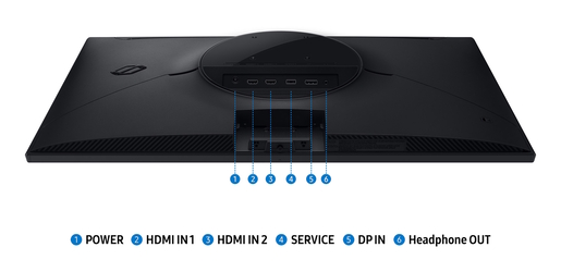 Samsung monitor Odyssey Gaming G53F, LS27FG530EUXEN, 27" IPS QHD, 200Hz, 1ms, 2xHDMI, DisplayPort