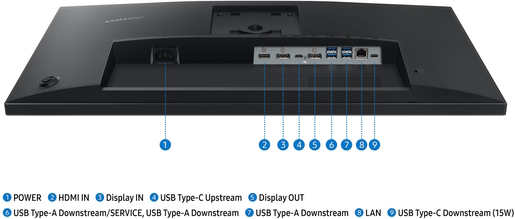Samsung monitor Essential S43UF, LS27F434UAUXEN, 27" IPS FHD, 100Hz, 5ms, HDMI, DisplayPort, pivot