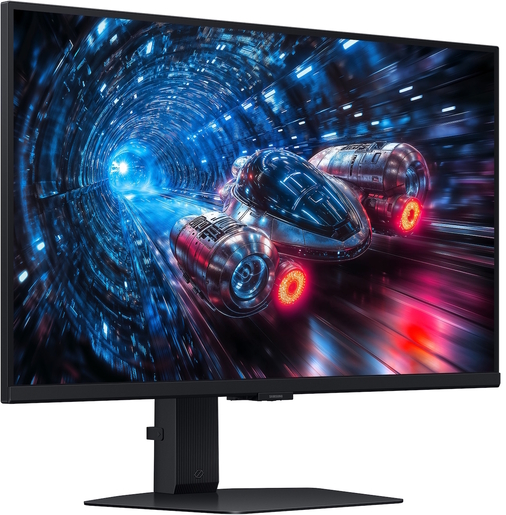 Samsung monitor Odyssey Gaming G70F, LS27FG702EUXEN, 27" IPS UHD, 360Hz, 1ms, 2xHDMI, DisplayPort, pivot