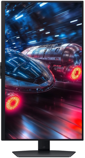 Samsung monitor Odyssey Gaming G70F, LS27FG702EUXEN, 27" IPS UHD, 360Hz, 1ms, 2xHDMI, DisplayPort, pivot