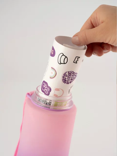 EQUA, plastična boca od tritana, Certified Icon, sa naljepnicama, 600ml