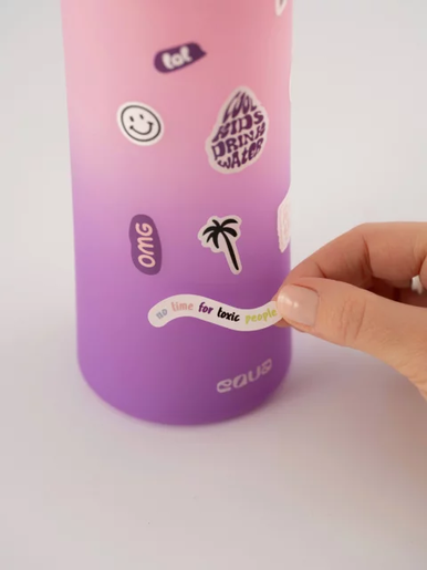 EQUA, plastična boca od tritana, Certified Icon, sa naljepnicama, 600ml