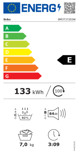 Beko sušilica rublja BM3T372E0W