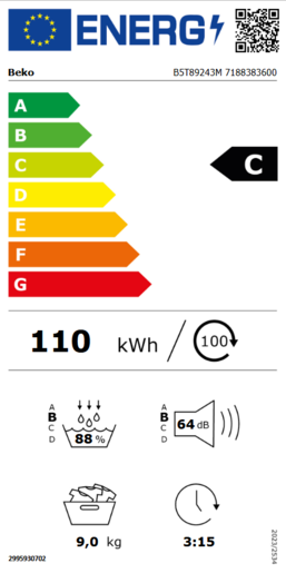 Beko sušilica rublja B5T89243M