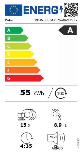 Beko perilica posuđa BDIN38561P