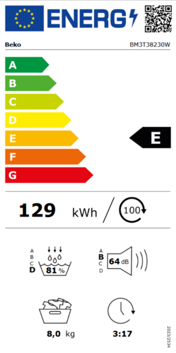 Beko sušilica rublja BM3T38230W