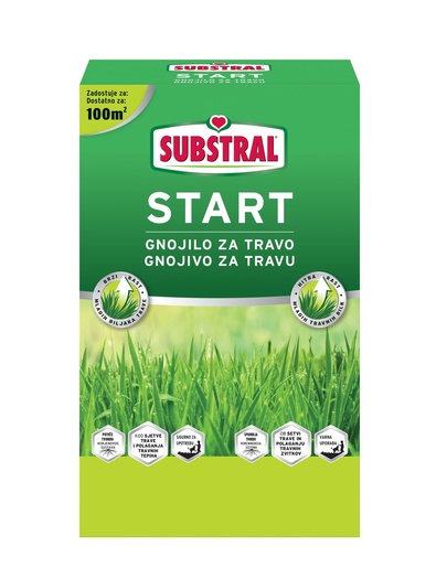 SUBSTRAL START gnojivo za travu s dugotrajnim djelovanjem, 2 kg