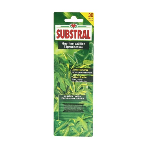 SUBSTRAL štapići za gnojidbu zelenih biljaka, 30 kom