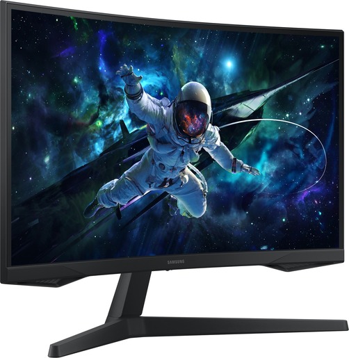 Samsung monitor Odyssey Gaming G55C, LS27CG552EUXEN, 27" VA QHD, 165Hz, 1ms, HDMI, DisplayPort, zakrivljen