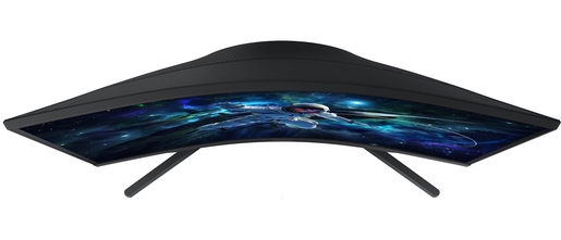 Samsung monitor Odyssey Gaming G55C, LS27CG552EUXEN, 27" VA QHD, 165Hz, 1ms, HDMI, DisplayPort, zakrivljen