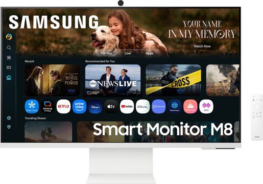 Samsung monitor Smart Monitor M80F, LS32FM801UUXDU, 32" VA 4K/UHD , 60Hz, 4ms, HDMI, USB-C, zvučnici