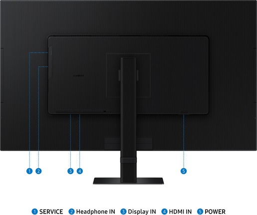 Samsung monitor ViewFinity S70D, LS32D700EAUXEN, 32" VA 4K/UHD , 60Hz, 5ms, HDMI, DisplayPort