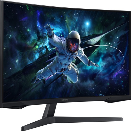 Samsung monitor Odyssey Gaming G55C, LS32CG552EUXEN, 32" VA QHD, 165Hz, 1ms, HDMI, DisplayPort, zakrivljen