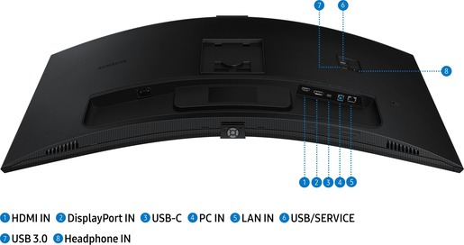 Samsung monitor ViewFinity S65VC, LS34C652VAUXEN, 34" VA UWQHD, 100Hz, 5ms, HDMI, DisplayPort, USB-C, zvučnici, zakrivljen