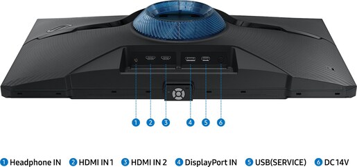 Samsung monitor Odyssey Gaming G40B, LS25BG400EUXEN, 25" IPS FHD, 240Hz, 1ms, 2xHDMI, DisplayPort, pivot