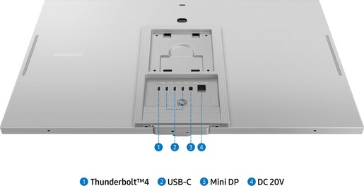 Samsung monitor ViewFinity S90PC, LS27C902PAUXDU, 27" IPS 5K, 60Hz, 5ms, zvučnici, pivot