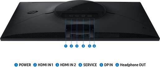 Samsung monitor Odyssey Gaming G53F, LS27FG530EUXEN, 27" IPS QHD, 200Hz, 1ms, 2xHDMI, DisplayPort