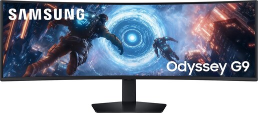 Samsung monitor Odyssey Gaming G91F, LS49FG910EUXEN, 49" VA DQHD, 144Hz, 1ms, 2xHDMI, DisplayPort, zakrivljen