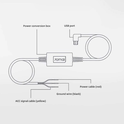 70mai Dash Cam Hardwire Kit UP02 - napajanje za Dash Cam