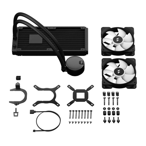 Vodeno hlađenje Fractal Design Lumen S24 v2 RGB 240mm PWM Intel LGA 1700/1200/115x/1366/2011/2011-3/2066 AMD AM2/AM3/AM4/AM5/FM1/FM2