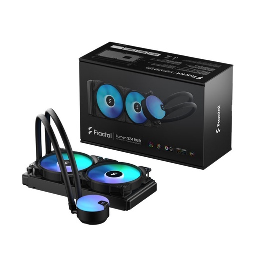 Vodeno hlađenje Fractal Design Lumen S24 v2 RGB 240mm PWM Intel LGA 1700/1200/115x/1366/2011/2011-3/2066 AMD AM2/AM3/AM4/AM5/FM1/FM2