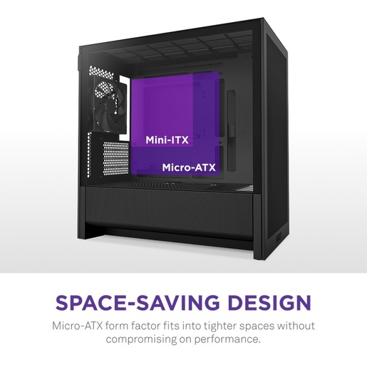 Kućište NZXT H3 Flow 2025, crno