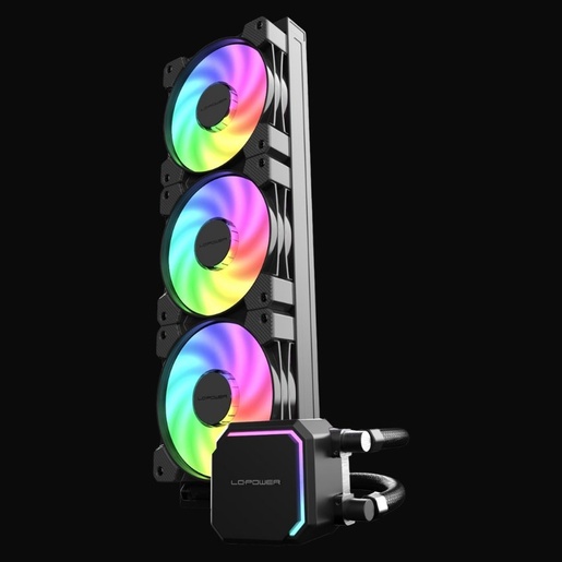 Vodeno hlađenje LC-Power LC-CC-360-B-ARGB JetFlow 360mm PWM Intel LGA 115x/1200/1366/1700/1851/2011/2011-3/2066 AMD AM2/AM3/AM4/AM5/FM1/FM2/FM3