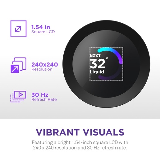 Vodeno hlađenje NZXT Kraken Plus 240 v2 240mm Black Intel LGA 1851/1700/1200/115x AMD AM4/AM5