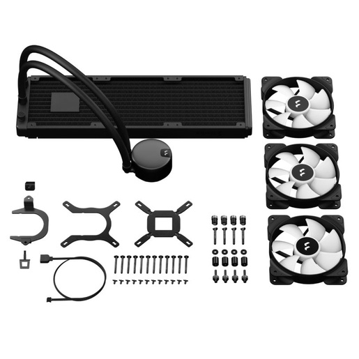 Vodeno hlađenje Fractal Design Lumen S36 v2 RGB 360mm PWM Intel LGA 1700/1200/115x/1366/2011/2011-3/2066 AMD AM2/AM3/AM4/AM5/FM1/FM2