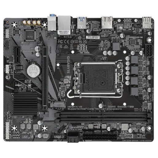 Matična ploča Gigabyte H610M K V2, LGA1700, Intel H610, DDR5, mATX
