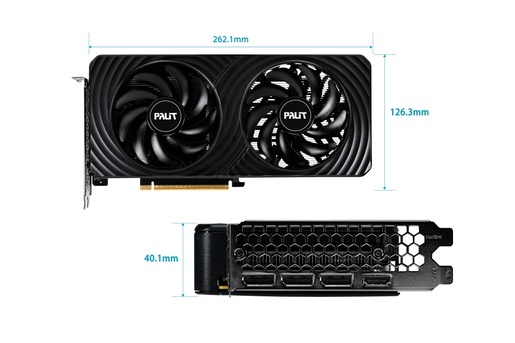 Grafička kartica Palit, nVidia GeForce RTX 5050 Dual 8GB GDDR6, PCIe 5.0, 3x DisplayPort 2.1, 1x HDMI 2.1