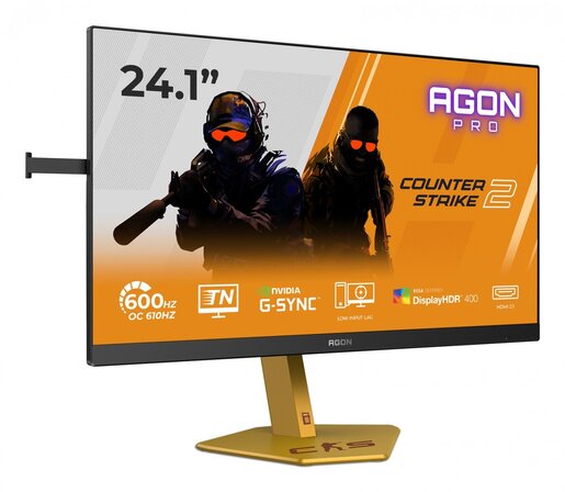AOC AGON CS24A, 24.1" FHD TN, 610Hz, 0.5ms, 2x HDMI 2.1, 1x DisplayPort 1.4, monitor