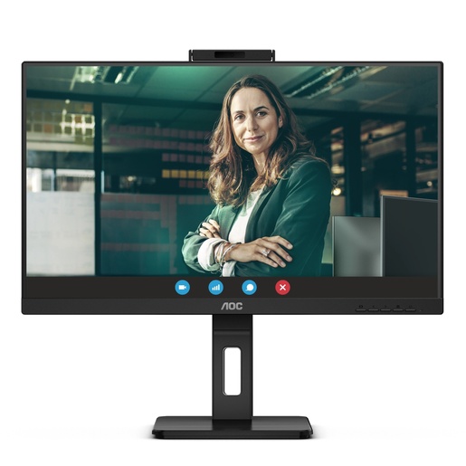 AOC Q27P3CW, 27" QHD IPS, 100Hz, 4ms, 2x HDMI 1.4, 1x DisplayPort 1.2, 1x USB-C 90W, 1x RJ45, webcam, monitor