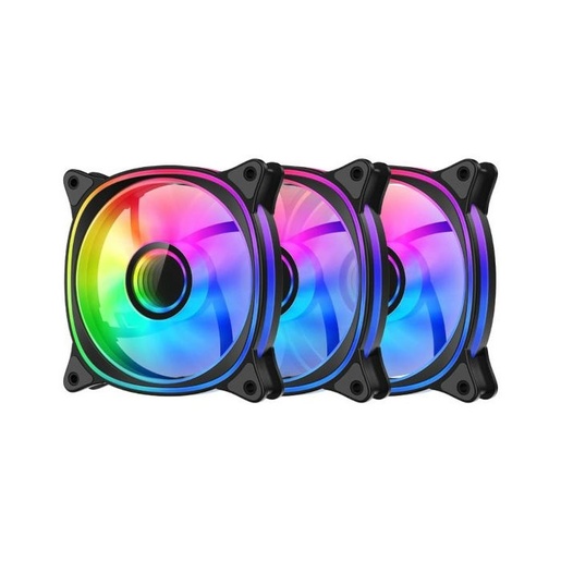 Ventilator za kućište LC-Power LC-CF-120-ARGB-KIT-R-B Reverse ARGB PWM, 120 mm, 3 kom