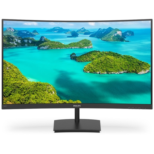Philips 241E1SC, 23.6" FHD VA, 75Hz, 4ms, 1x HDMI, 1x VGA, 1500R, monitor
