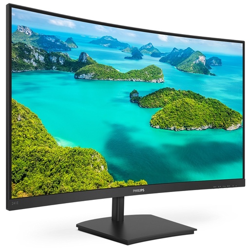 Philips 241E1SC, 23.6" FHD VA, 75Hz, 4ms, 1x HDMI, 1x VGA, 1500R, monitor