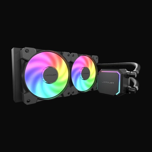 Vodeno hlađenje LC-Power LC-CC-240-B-ARGB JetFlow 240mm PWM Intel LGA 115x/1200/1366/1700/1851/2011/2011-3/2066 AMD AM2/AM3/AM4/AM5/FM1/FM2/FM3